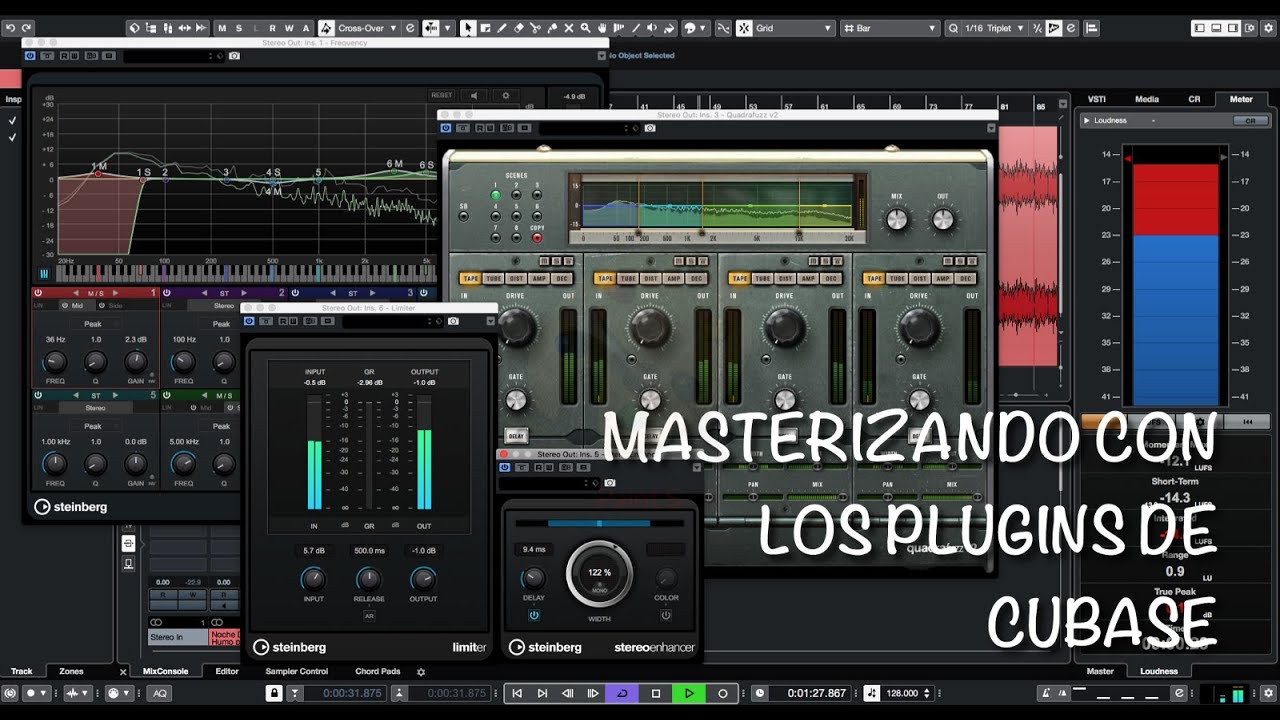 Cómo masterizar con los plugins de Cubase..