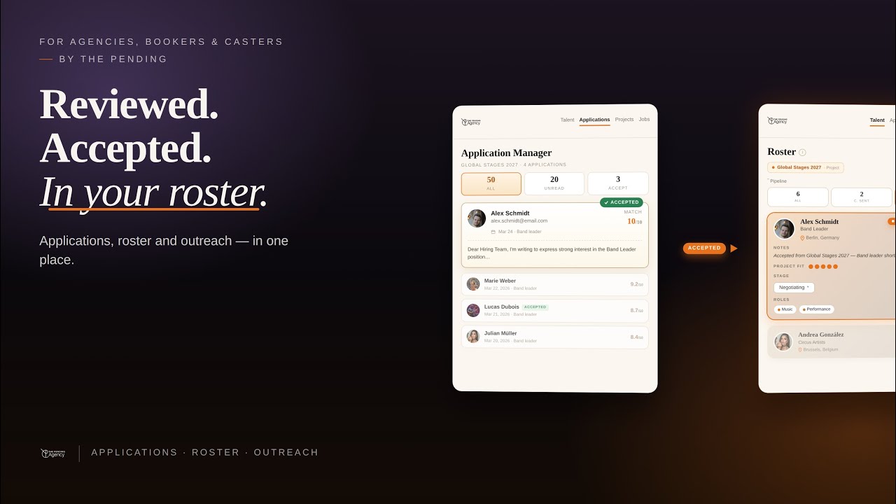 From Application to Roster: How The Pending Streamlines Casting