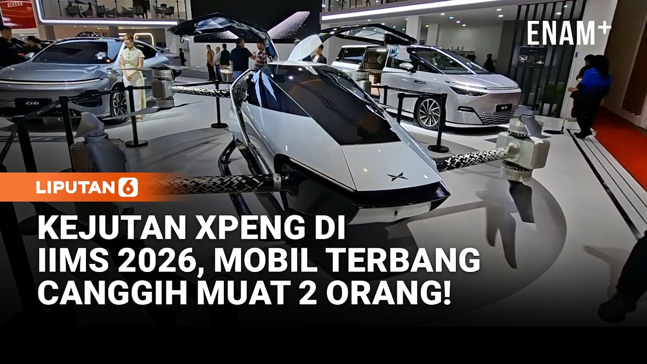 Futuristik! XPENG Tampilkan Mobil Terbang Canggih di IIMS 2026 | Liputan6