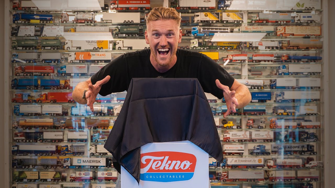 Mijn Scania als Tekno schaalmodel… mét mijzelf achter het stuur! 🤩
