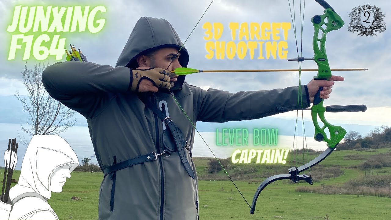 Junxing F164 Lever Bow Captaın - Lever Actıon 3D Target Shooting Part-II