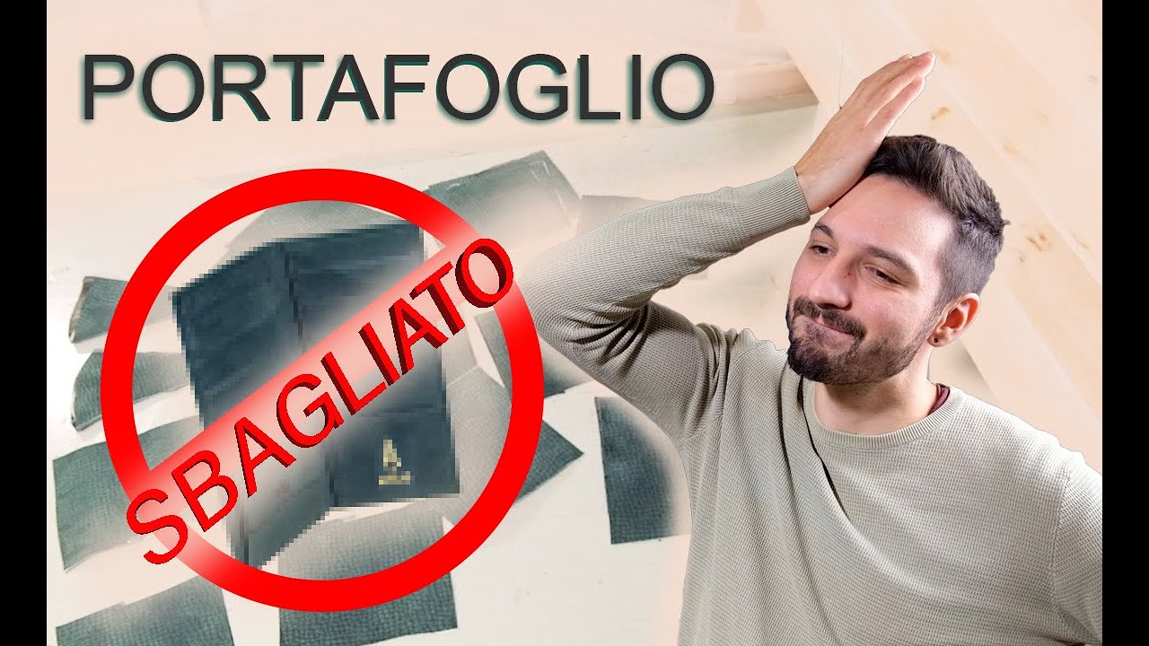 [Portafogli in Pelle] Ho fatto un errore!