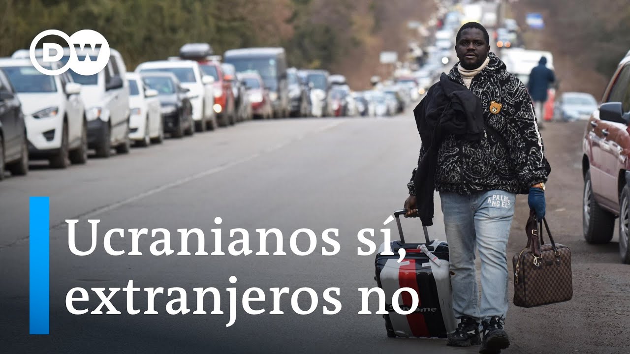 Denuncias de racismo en la frontera para salir de Ucrania