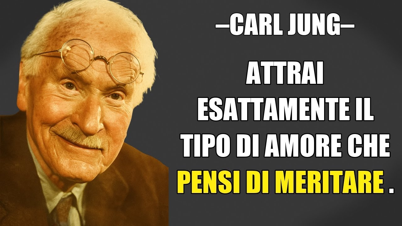 ATTRAI ESATTAMENTE IL TIPO DI AMORE CHE PENSI DI MERITARE. - CARL JUNG
