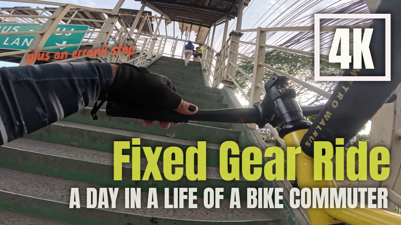 Fixed Gear Ride | A Day in a Life of a Bike Commuter on a Brakeless Single Speed