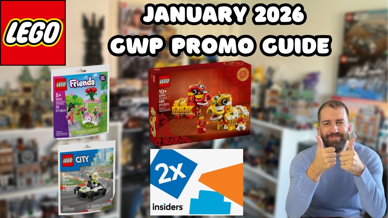 LEGO January 2026 GWP Promos + Double Insider Points