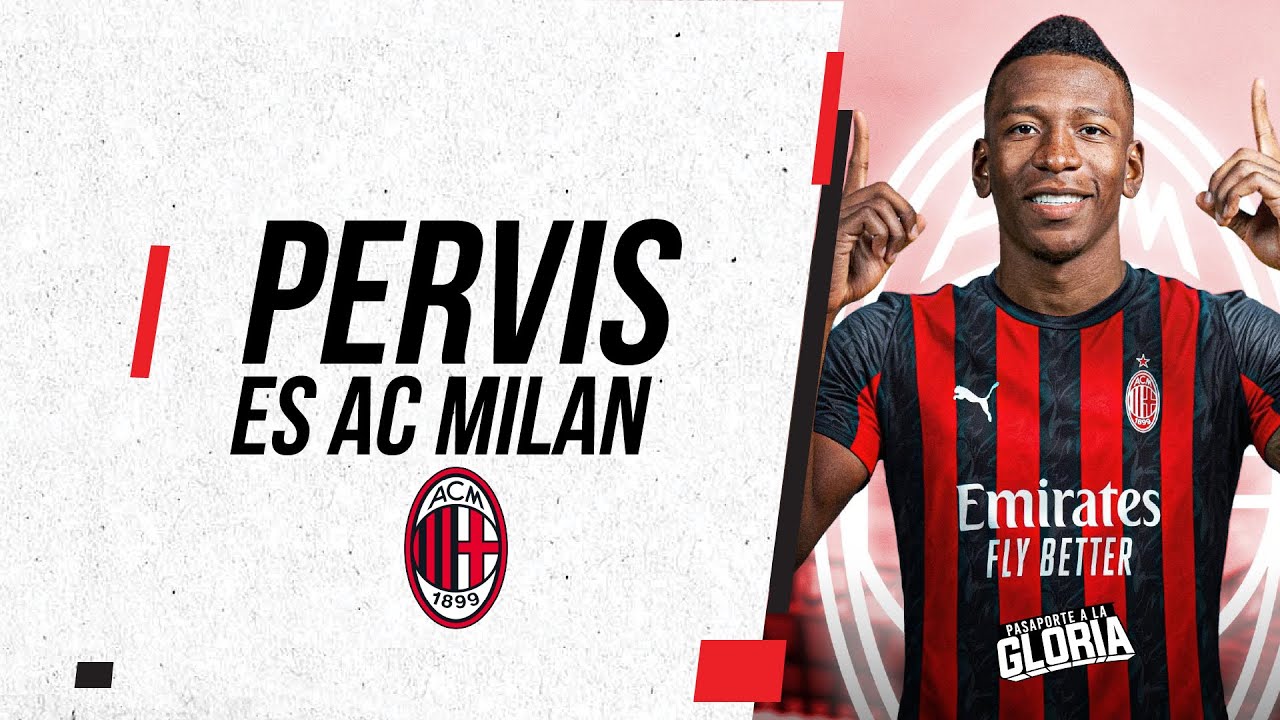 PERVIS ESTUPIÑÁN PRESENTADO OFICIALMENTE EN EL AC MILAN, ORGULLO ECUATORIANO