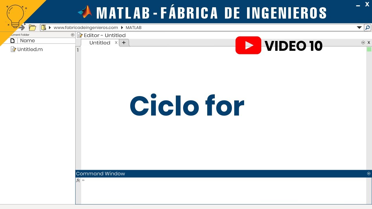 Matlab 10: Ciclo for | Aprende con diferentes ejemplos la utilidad del ciclo 💡 Fábrica de Ingenieros