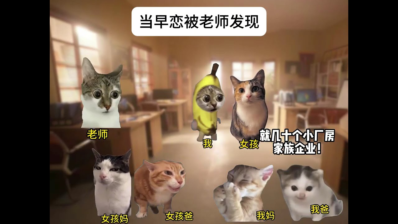 当早恋被老师发现 你会怎么办？？！#cat  #貓meme小劇場 #00後 #shorts #shortvideo  #funny  cat videos