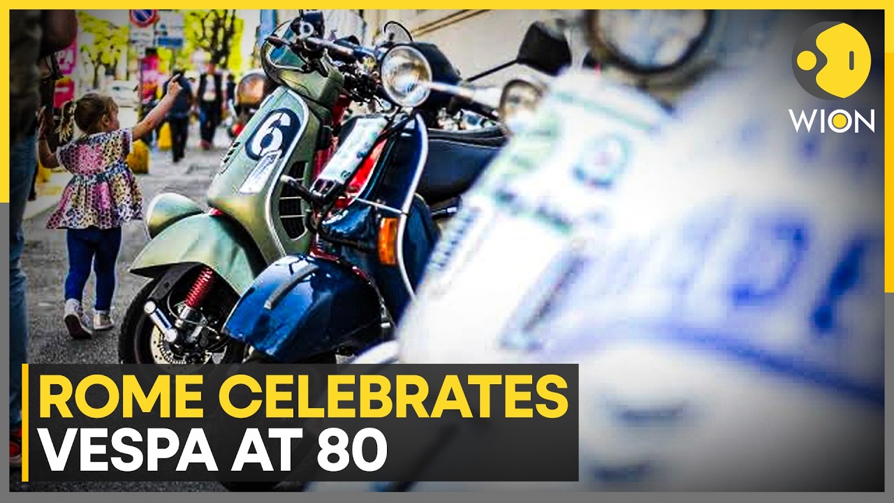 Rome Celebrates 80 Years of the Iconic Vespa | WION News