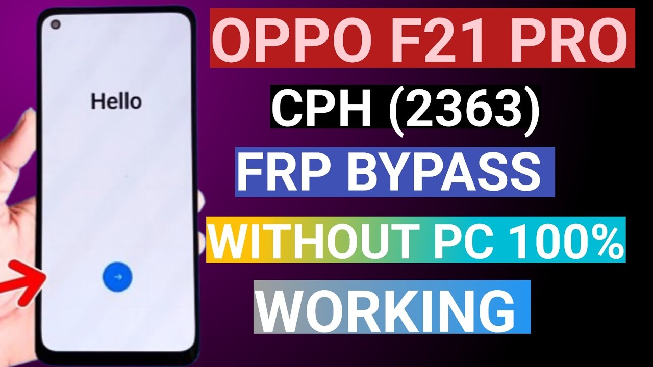 OPPO F21 PRO FRP Bypass Android 14Without PC 2025 || Share Method NotWork || New Security