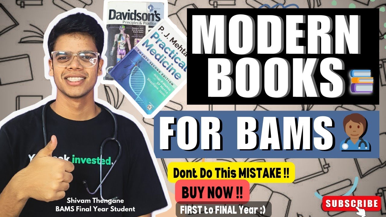 MODERN Books For a BAMS Student 📚 | BUY NOW !! | First To Final Year |