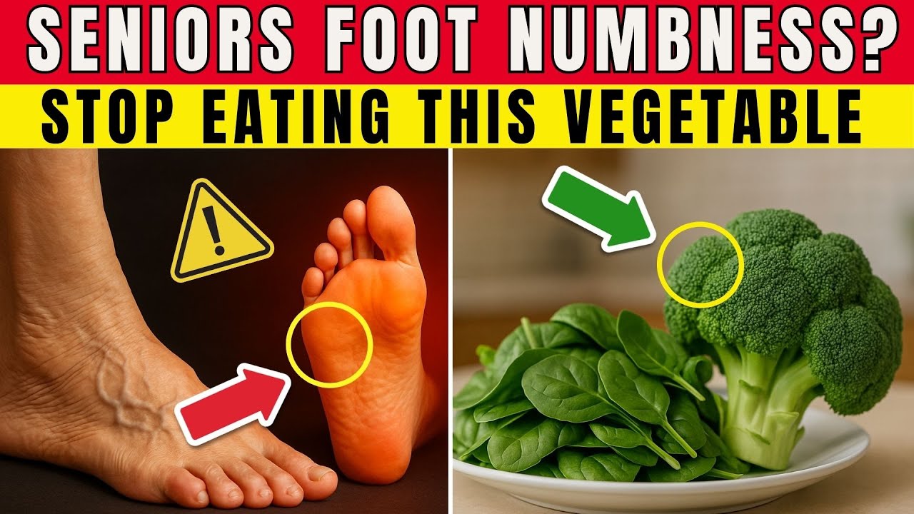 Foot Numbness After 60? These 15 Everyday Foods May Be the Hidden Cause | Senior Health Tips