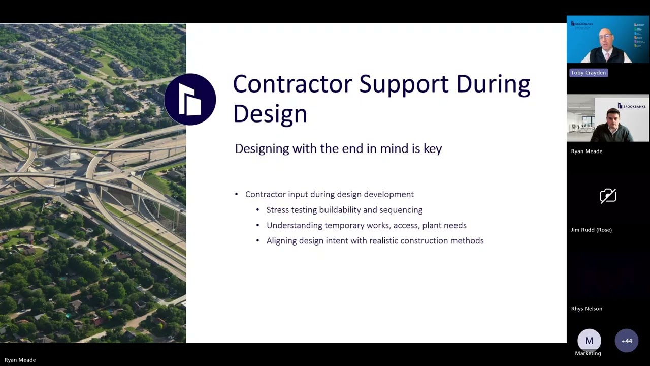 Brookbanks Webinar - De-risking Infrastructure Design
