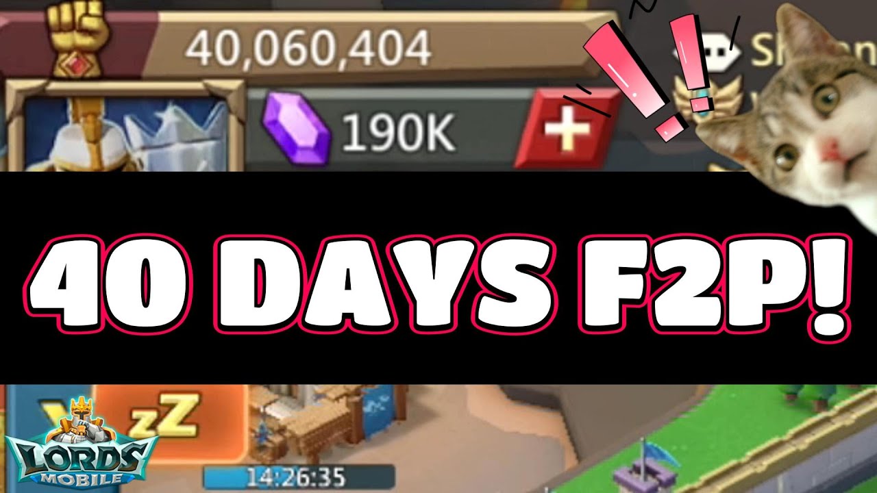 40 дней бесплатного доступа... 40 миллионов Might! Lords Mobile