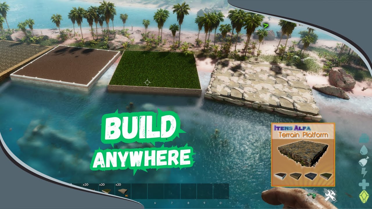 How to build on any terrain with Alfa Terrain Platforms Mod