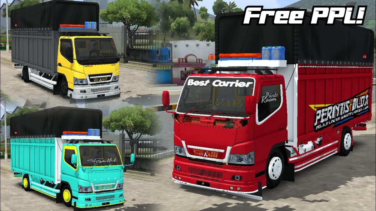 Share 3 Varian Livery Mod BUSSID Canter Sumatra Style||SJA Official #bussimulatorindonesia #bussid 