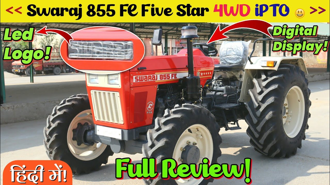 Swaraj 855 Fe Five Star 4wd New Model(एक दम नए लुक में!)🔥| Full Features and Price✅