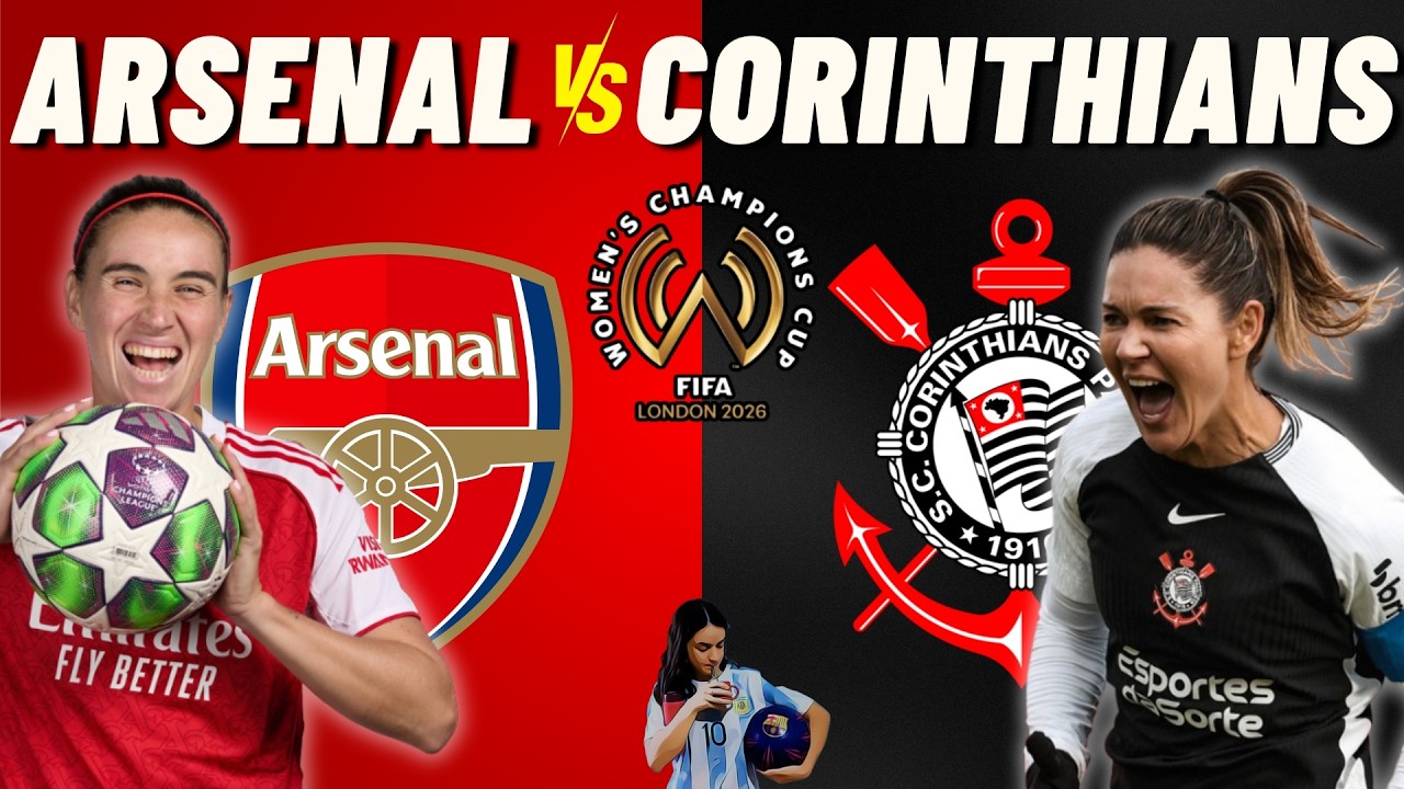 ARSENAL vs CORINTHIANS 🎙️ COMENTARIOS EN VIVO ⚽ FINAL de la FIFA WOMEN'S CHAMPIONS CUP