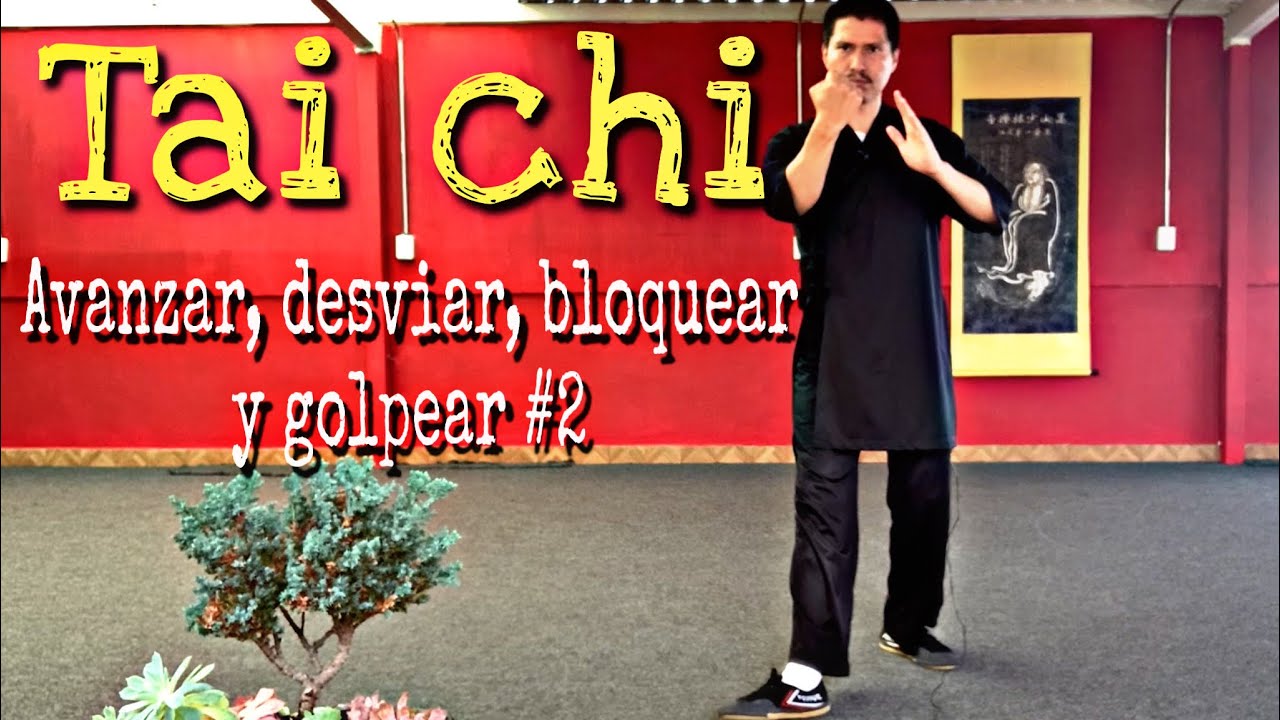 Avanzar, desviar, bloquear y golpear #2. Tai chi.
