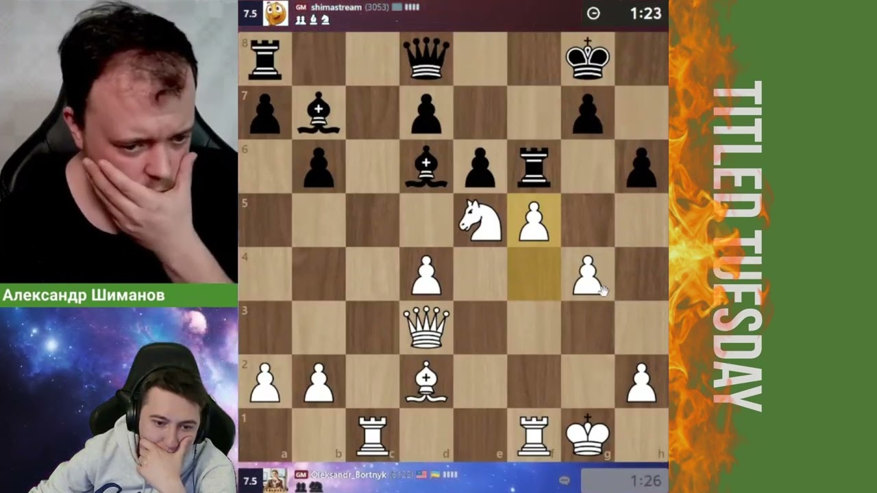 ИСПОГАНИЛ ВЕСЬ ТУРНИР! // GM АЛЕКСАНДР БОРТНИК vs GM АЛЕКСАНДР ШИМАНОВ