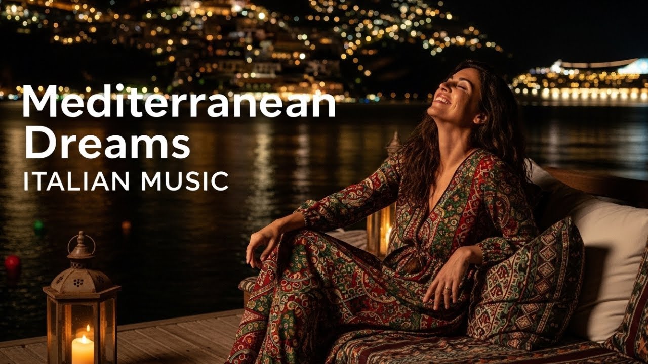 Italian Seaside Escape 🌅 Gentle Mediterranean Music for Sleep & Study | 4K