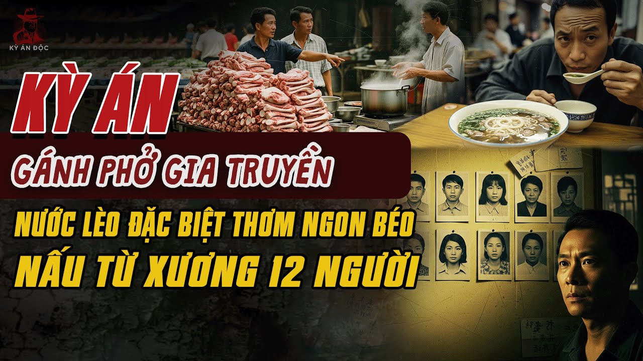 🚨Kỳ Án Trung Quốc: Gánh Phở GIA TRUYỀN Nước Lèo Đặc Biệt THƠM NGON BÉO Nấu Từ Xương 12 Người