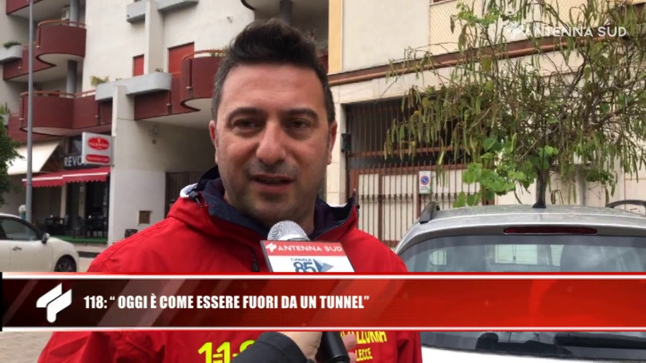 8 Giugno 2020 Lecce, 118 oggi è come uscire fuori da un tunnel