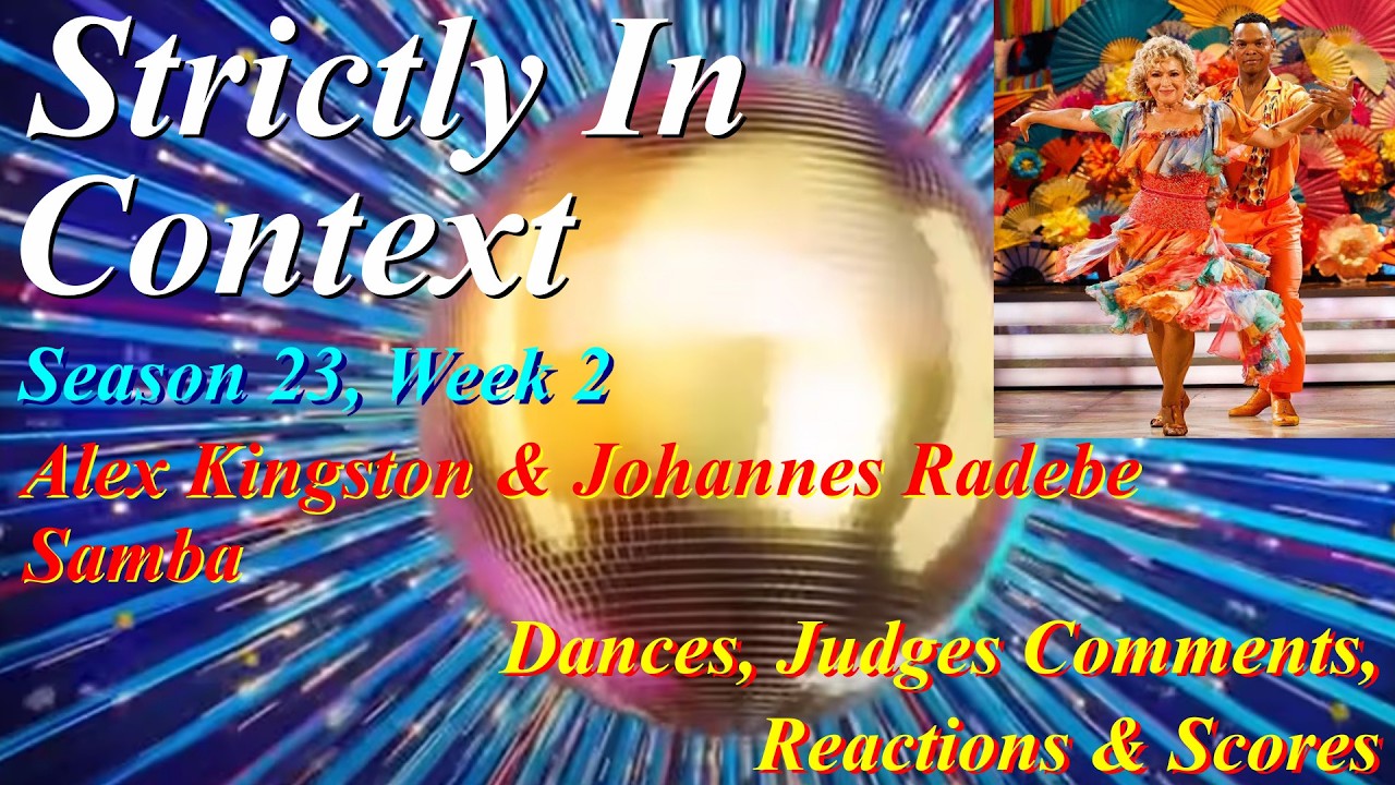 Season 23, Week 2, Alex Kingston & Johannes Radabe, Samba