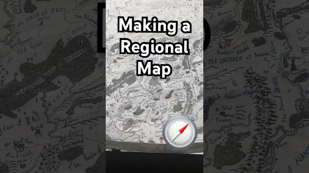 Drawing smaller map #art #dnd #mapmaking