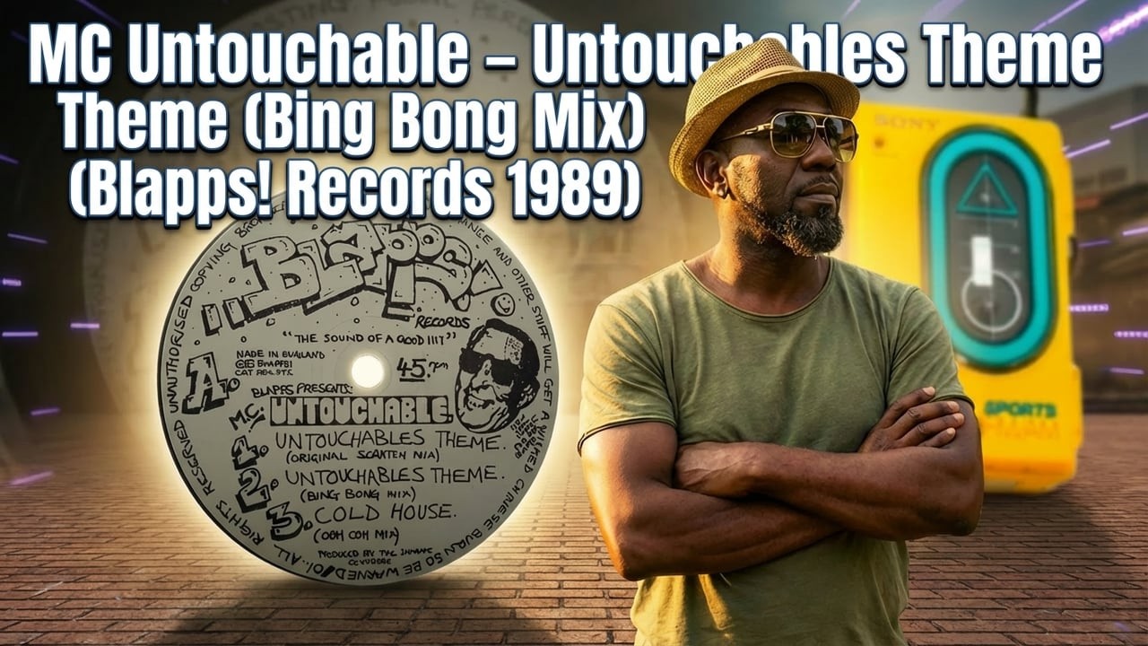 MC Untouchable - Untouchables Theme (Bing Bong Mix) 1989 Acid House Hip-House Breakbeat Vinyl Cla...