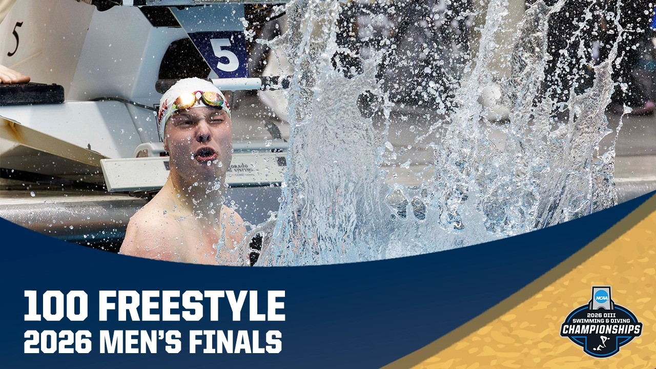 NCAA Record in Men's 100 Freestyle | 2026 NCAA Division III Swimming & Diving Championships