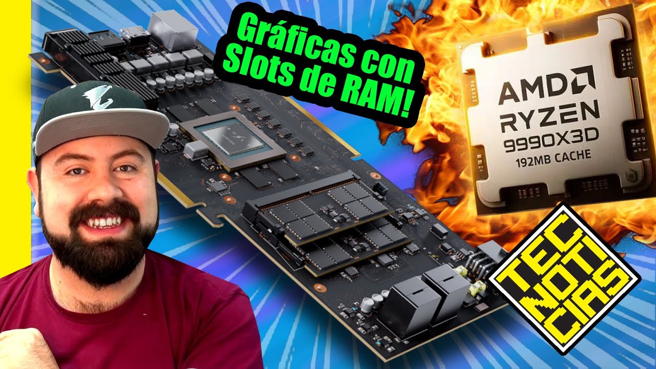 Ryzen 9990X3D? Gráficas con SLOTS de RAM! Nvidia Pone Fin a la 1080ti... - TECNOTICIAS