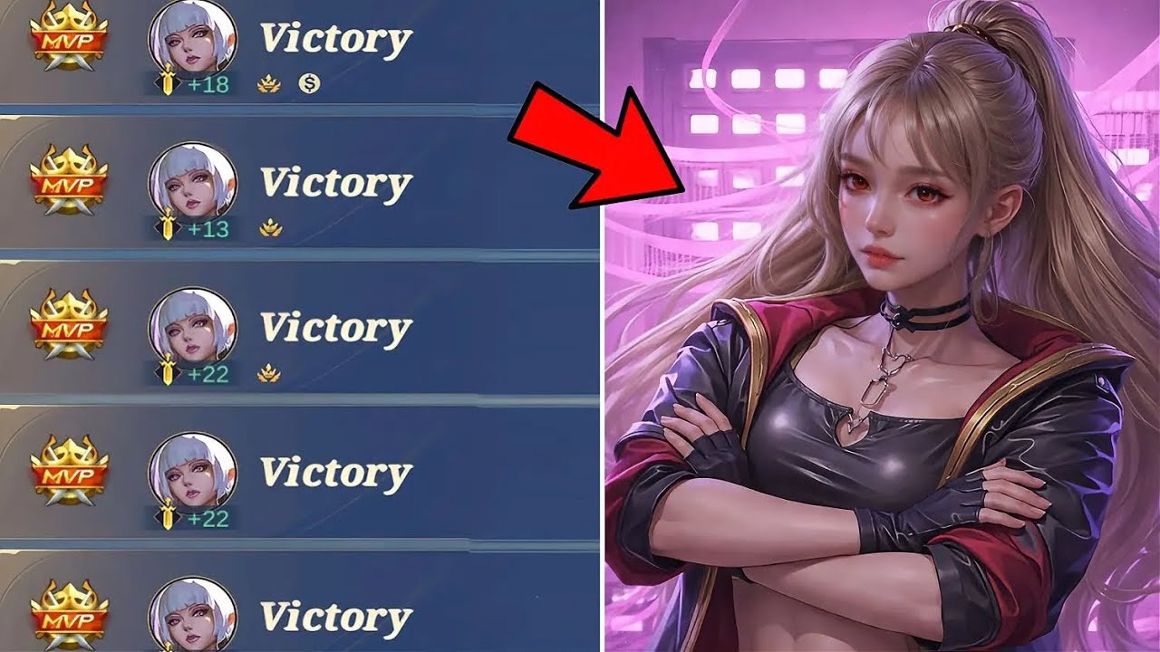 THIS IS HOW I GET WINSTREAK IN RANK GAME USING THIS SELENA BUILD!! RANK FAST USING THIS BUILD!!