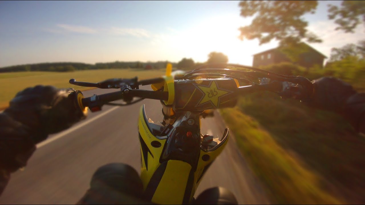 EVENING RIDE IN THE TWISTIES - RM-Z450 SUPERMOTO