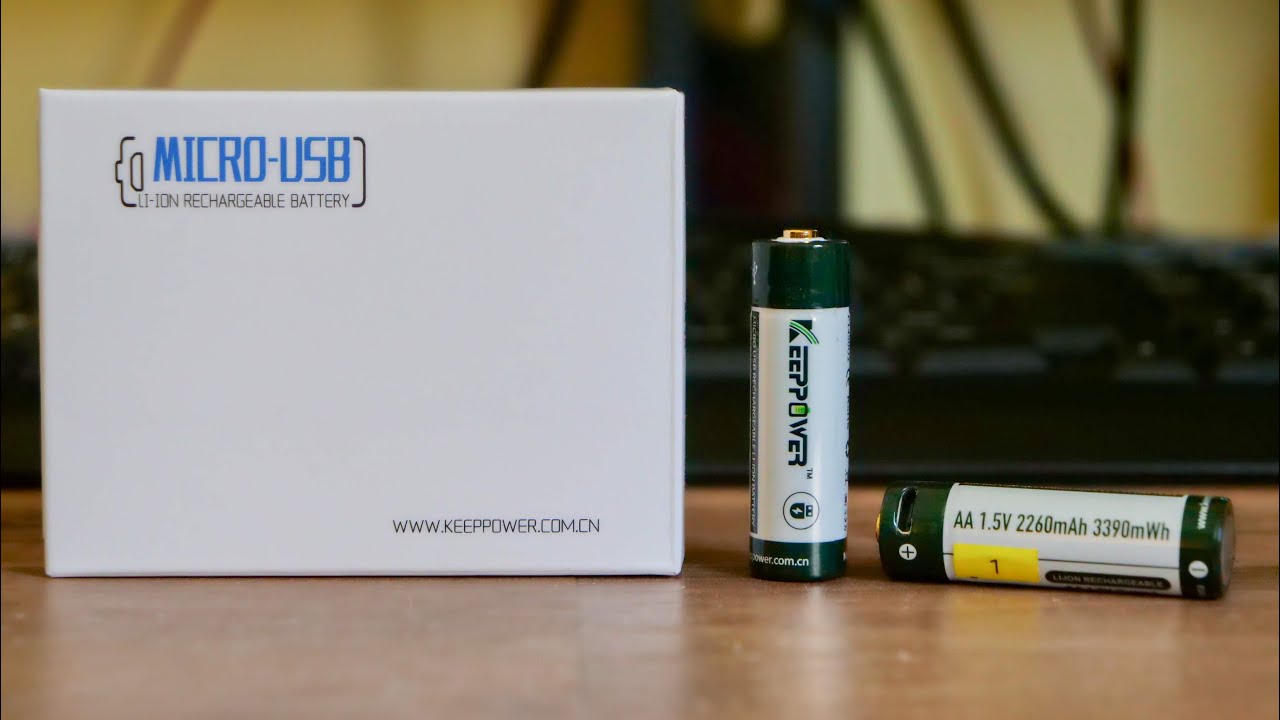 Akumulatory Li-Ion 1,5V (AA/R6) KeepPower 3390mWh - zamiennik dla akumulatorów NiMH