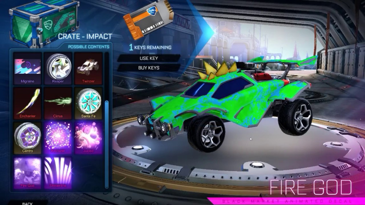 FIRST ROCKET LEAGUE IMPACT CRATE OPENING MUST SEE