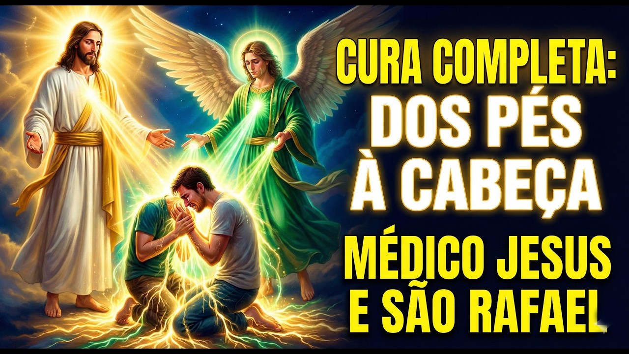 Oração de Cura ao Médico Jesus e a São Rafael, cura desde a planta dos meus pés até a cabeça