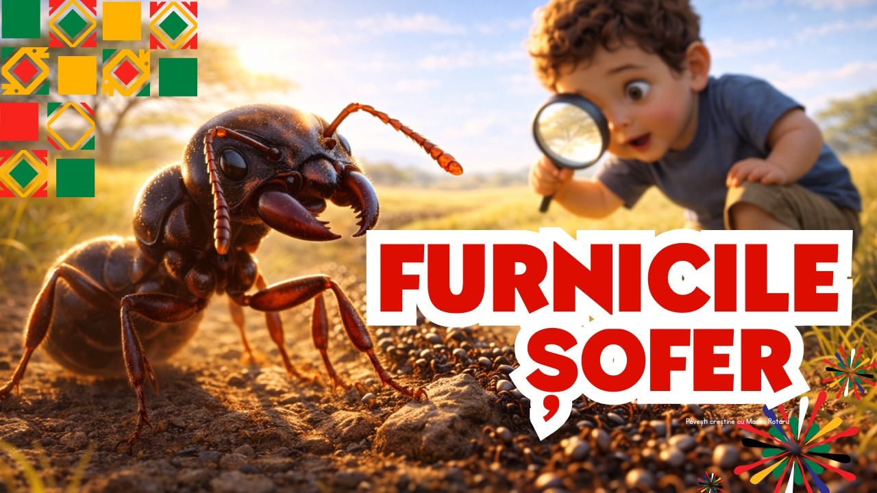 🌍🐜 Furnicile-Șofer |Poveste pentru copii | Aventură în Africa |  Poveste creștină educativă
