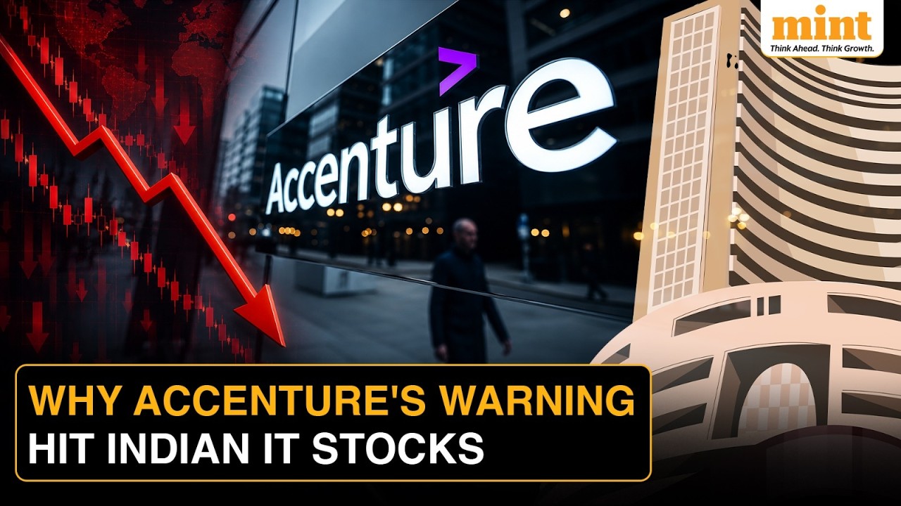 Nifty IT Tanks 6.5% As Accenture Warning Sparks Global Tech Selloff | Infosys Shares Slide 7.5%