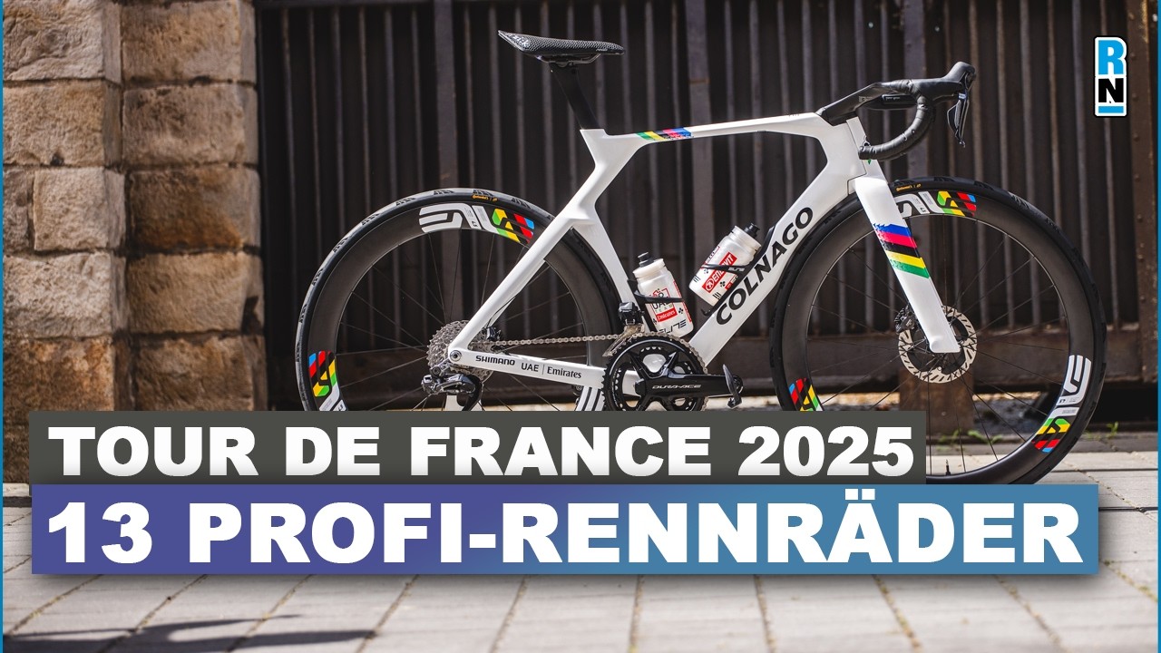 Tour de France 2025: 21 Rennrad-Highlights im Detail – Canyon, Specialized, Colnago, Shimano & mehr!