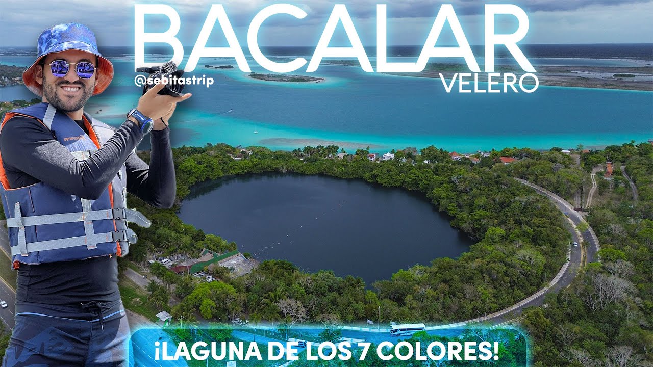 Laguna de 7 COLORES: Paseando en Velero por BACALAR @sebitastrip