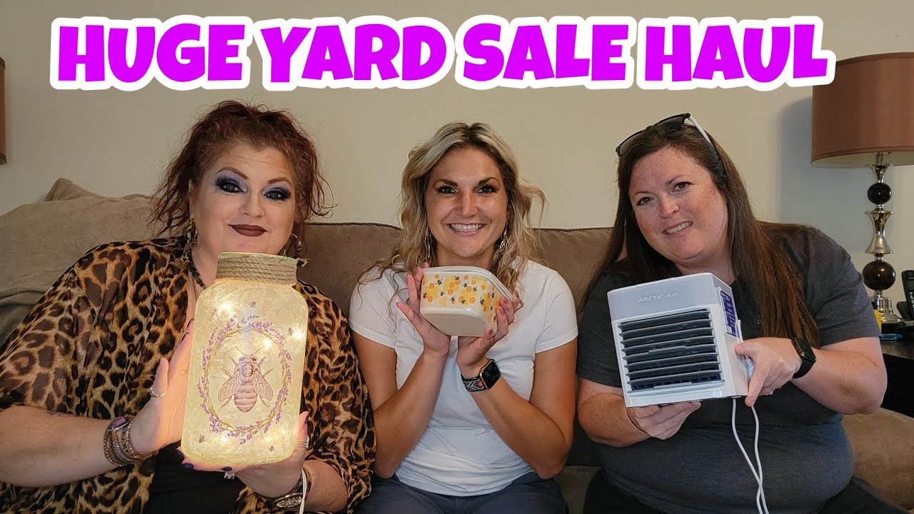 HUGE YARD SALE HAUL WITH FEFE AND KRICKY
