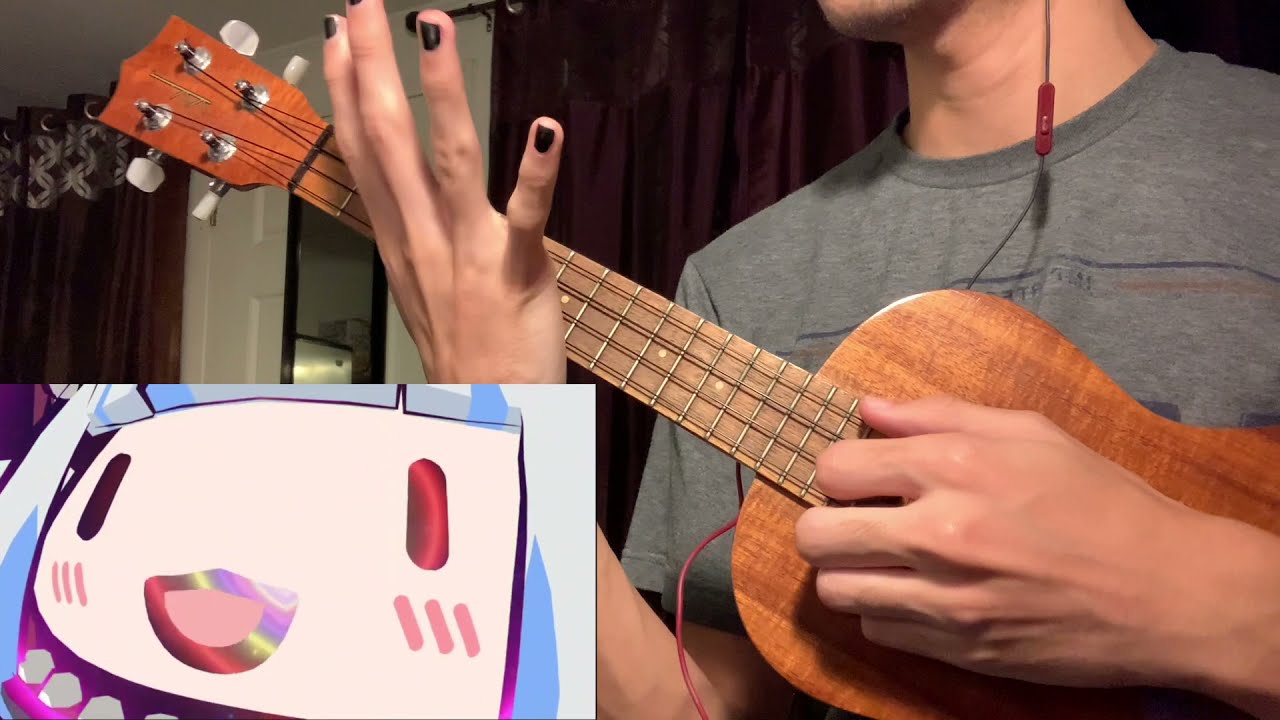 Gawr Gura Sings I Do Adore Ukulele Cover