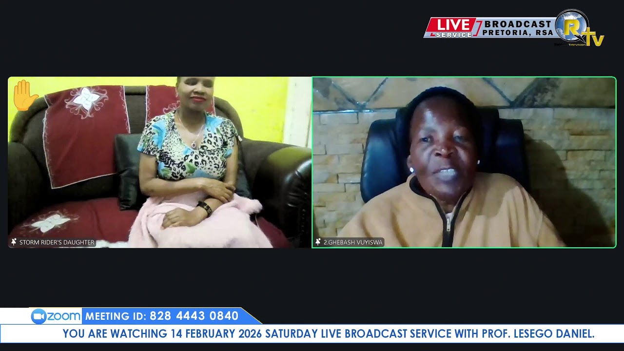 14 FEBRUARY 2026 SATURDAY LIVE BROADCAST SERVICE WITH PROF. LESEGO DANIEL PART 3