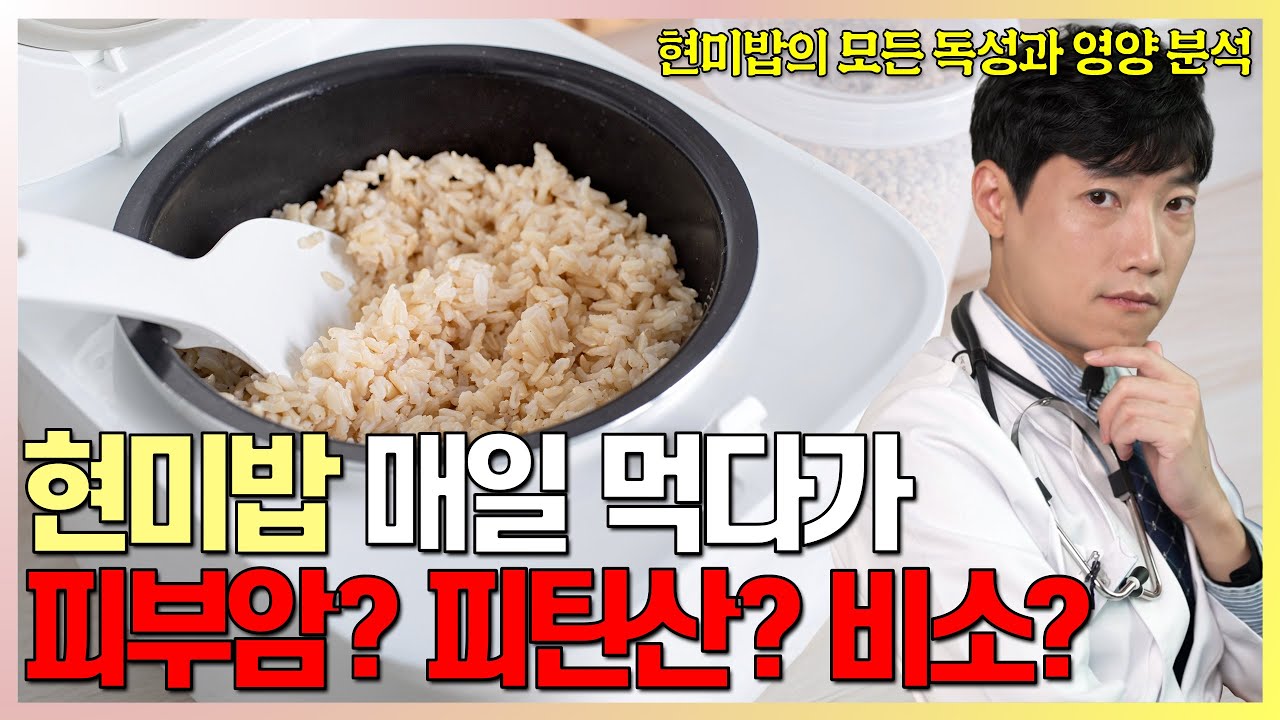 현미, 이렇게 드시면 독을 드시는 겁니다 l 안전하고 부드러운 현미밥 짓는 법 l 당뇨 환자와 쌀밥 l 닥터딩요