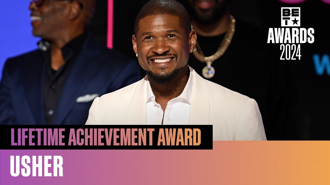 Usher Is Unfiltered & Motivated While Accepting His Lifetime Achievement Award | BET Awards '24