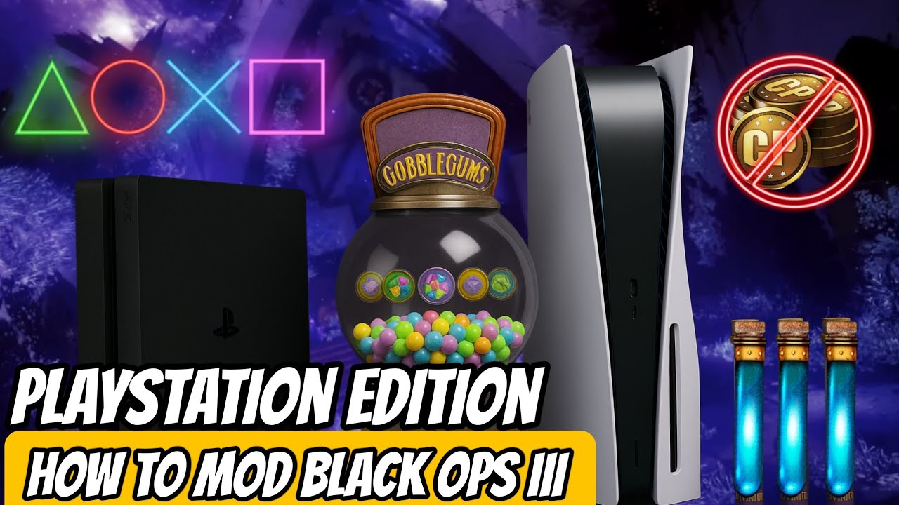 КАК СДЕЛАТЬ МОД ДЛЯ BLACK OPS 3 PLAYSTATION|INFINITE LIQUID DIVINIUM|GOBBLEGUMS|