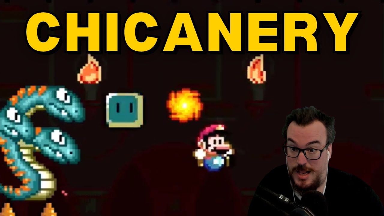 Buflen's New, Super Well Made SMW Hack - Chicanery - BarbarousKing plays SMW hack Chicanery
