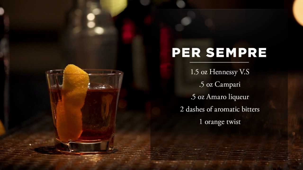 Hennessy Recipes: Per Sempre